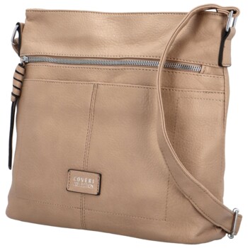 Dámská crossbody kabelka taupe - Coveri Chantalls