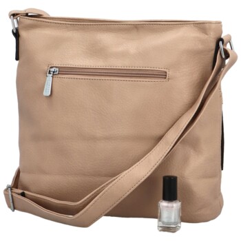 Dámská crossbody kabelka taupe - Coveri Chantalls