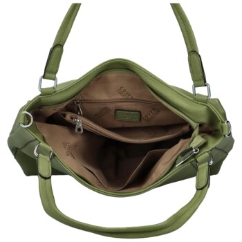 Dámská kabelka na rameno zelená - Coveri Francoise