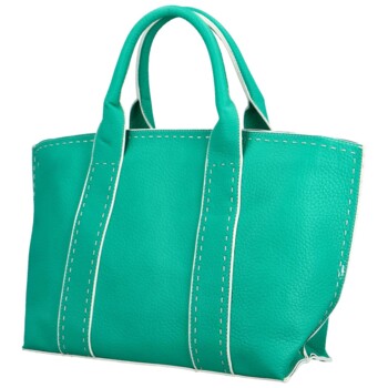Dámská kabelka do ruky mentolově zelená - Potri Periss