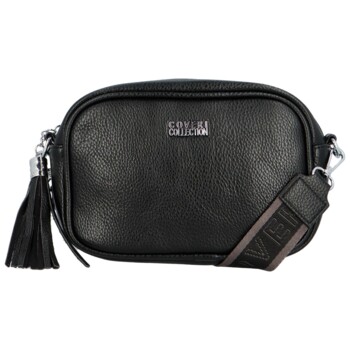 Dámská crossbody kabelka černá - Coveri Orchideas