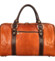 Cestovní kožená taška koňakovo/hnědá - Delami Vera Pelle Petrit