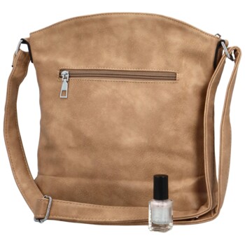 Dámská crossbody kabelka tmavě béžová - Romina & Co Bags Jawes