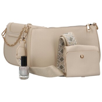 Dámská sada crossbody béžová - MaxFly Syntie