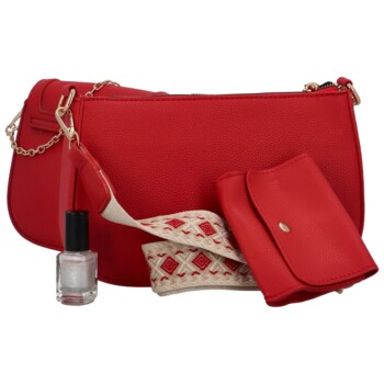 Dámská sada crossbody červená - MaxFly Syntie