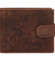Pánská kožená peněženka hnědá - Bellugio Yeryss Pes