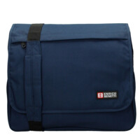 Lehká velká látková taška na notebook tmavě modrá - Enrico Benetti Terd