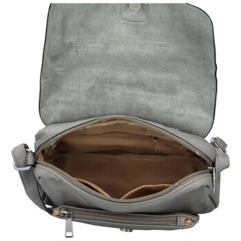 Dámská crossbody kabelka šedá - Firenze Zopóla