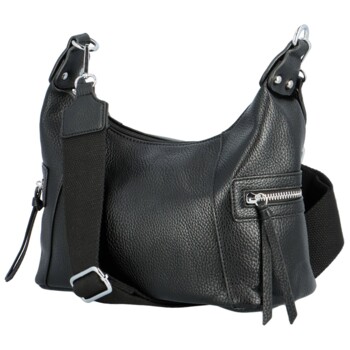 Dámská crossbody kabelka černá - Firenze Celistia