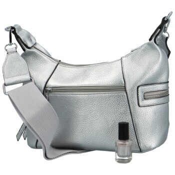 Dámská crossbody kabelka stříbrná - Firenze Celistia