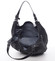 Oblá elegantní dámská kabelka přes rameno černá - MARIA C Naiya