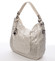 Luxusní krémově béžová kabelka přes rameno s odleskem - MARIA C Melissa