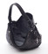 Luxusní černá kabelka přes rameno s odleskem - MARIA C Melissa