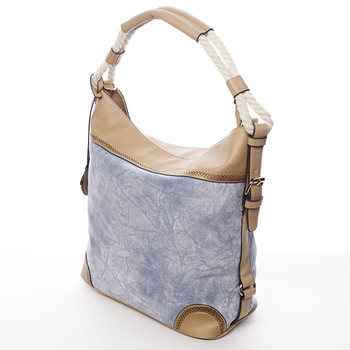Velká atraktivní kabelka přes rameno modrá - MARIA C Mimis