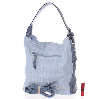 Moderní dámská kabelka přes rameno modrá - MARIA C Paisley