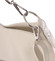 Módní dámská kožená kabelka béžová se vzorem - ItalY Margareta
