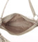 Dámská kožená kabelka přes rameno světle béžová - ItalY Heather