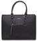 Luxusní černá dámská kabelka do ruky - David Jones Natosha