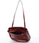 Červená kožená kabelka přes rameno - ItalY Zosima