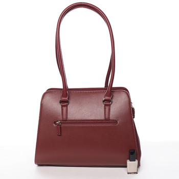 Elegantní dámská tmavě červená kabelka přes rameno - David Jones Jade