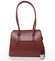 Elegantní dámská tmavě červená kabelka přes rameno - David Jones Jade