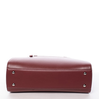 Elegantní dámská tmavě červená kabelka přes rameno - David Jones Jade
