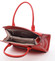 Exkluzivní dámská kabelka do ruky červená - David Jones Lena