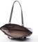 Moderní saffianová kabelka přes rameno tmavě šedá - David Jones Harlee