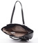 Moderní saffianová kabelka přes rameno černá - David Jones Harlee