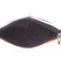 Dámská kožená crossbody kabelka červeno černá - ItalY Garnet