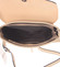 Dámská kožená crossbody kabelka světlá taupe - ItalY Marketa