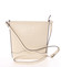 Béžová kožená crossbody kabelka ItalY Bryana