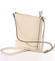 Béžová kožená crossbody kabelka ItalY Bryana