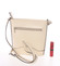 Béžová kožená crossbody kabelka ItalY Bryana