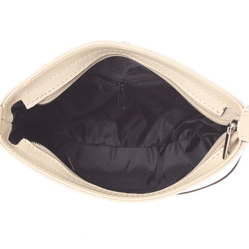Béžová kožená crossbody kabelka ItalY Bryana