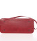 Větší kožená kabelka červená - ItalY Sandy