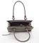 Jemná dámská elegantní kabelka do ruky olivově zelená - David Jones Lethia 2