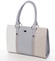 Luxusní dámská kabelka přes rameno šedá - David Jones Akebah