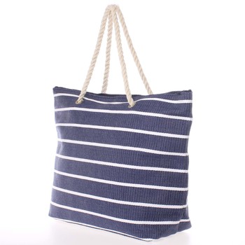 Elegantní plážová taška modrá - Delami Vide