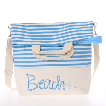 Plážová taška Beach světle modrá - Delami Star