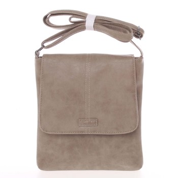 Dámská elegantní crossbody kabelka taupe - Piace Molto Narcissa