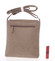 Dámská elegantní crossbody kabelka taupe - Piace Molto Narcissa
