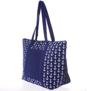 Luxusní modrá plážová taška - Delami Spirance