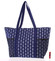 Luxusní modrá plážová taška - Delami Spirance