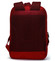 Kvalitní školní a cestovní batoh červený - Travel plus 0100