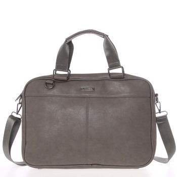 Měkká taška na spisy a notebook tmavá taupe - Bellugio Maris