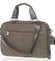 Měkká taška na spisy a notebook tmavá taupe - Bellugio Maris