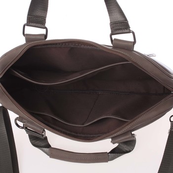 Měkká taška na spisy a notebook tmavá taupe - Bellugio Maris