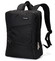 Originální cestovní a školní černý batoh - Travel plus 0620