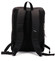 Originální cestovní a školní černý batoh - Travel plus 0620